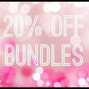 20% off bundles of 3 items or more.